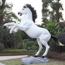 China Fiberglass Horse Sculpture