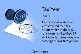 what is the tax year definition when