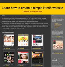 create a simple html5