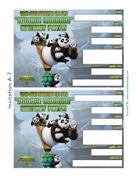 free kung fu panda 3 birthday