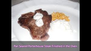 pan seared porterhouse steak recipe