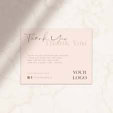 Modern Thank You Card Minimalist Elagant Simple Branding Teracota In 2020 Business Thank You Cards Thank You Card Template Thank You Card Design