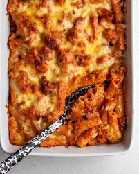 easy and delicious sausage pasta bake