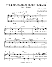 Boulevard libro pdf gratis : Tony Bennett Sting The Boulevard Of Broken Dreams Arr Dan Coates Sheet Music Pdf Notes Chords Jazz Score Easy Piano Download Printable Sku 439004