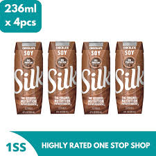 silk chocolate soy milk 236ml x 4pcs