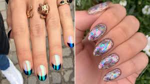 iridescent nails are trending for 2020