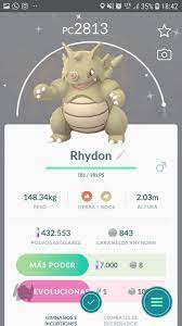Rhydon shiny pokemon go | Shiny pokemon, Pokemon, Pokemon go