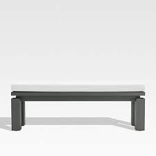 Walker Metal Dining Outdoor Bench With