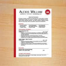 In the above example, the same letterhead has been used across both documents to give them a polished and consistent feel. Graphic Designer Resume Template Career Goods