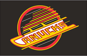 The vancouver canucks are a professional ice hockey team based in vancouver. Vancouver Canucks Jersey Logo 1993 Canucks Primary Skate Logo With White Behind Lettering Worn On Canucks Vancouver Canucks Canucks Vancouver Canucks Logo