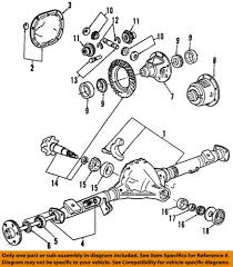 Details About Ford Oem Rear Axle Differential Pumpkin Cover F4tz4033a