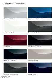 Chrysler Pacifica Paint Codes Color