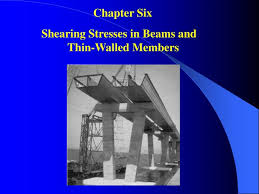 ppt chapter six shearing stresses in