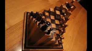 Hand carved wooden chess sets. Diy 3d Chess Board By Andy Philip Is A Different Take On The Game