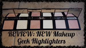 review new makeup geek highlighters