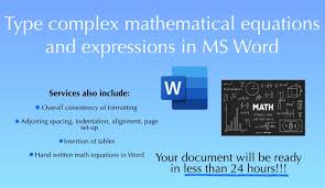 Type Complex Mathematical Equations And