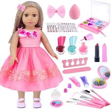 clothes and real makeup set for kids