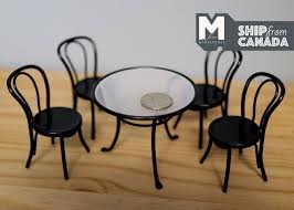 Dollhouse Miniature Metal Patio Table