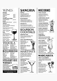 beverage menu design 7 great exles