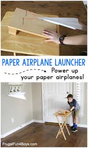 First, the wings, down along line no. Power Up Your Planes With A Paper Airplane Launcher Frugal Fun For Boys And Girls