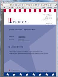 Security Company Proposal Template One Piece