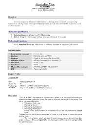 Sample Resume Format For Experienced Candidates Yun56co Resume