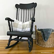 How To Paint A Wooden Rocking Chair