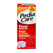 Pediacare Fever Reducer Pain Reliever Oral Suspension Ages 2