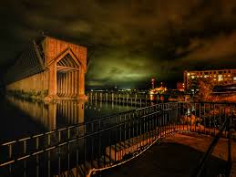 marquette ore dock lower harbor night