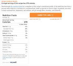 the easiest recipe calorie calculator