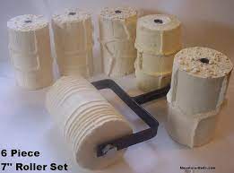 Experience is necessary to use this or any texture rollers, stamps, etc. 6 Concrete Cement Landscape Curbing Texture Imprint Rollers 7 Set New Ebay