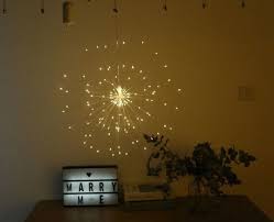hanging starburst fireworks lights 150