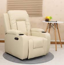 1 seater recliner sofa cream