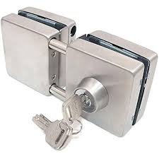 glass door anti theft security lock