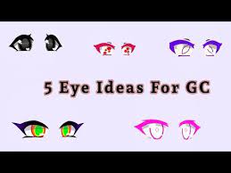 How to make gacha eyes look scary voice reveal ⚠️cringe⚠️ gacha club. 5 Eye Eyedeas For Gacha Club Ll G C Ll Youtube