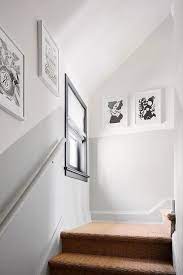Staircase Wall Decor Two Tone Walls