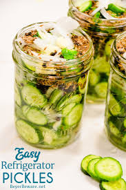 easy refrigerator dill pickles beyer