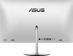 Dimensions include the full depth of the stand, with the display set back at a 10 degree angle. Best Buy Asus Zen Aio 23 8 Touch Screen All In One Intel Core I7 12gb Memory 1tb Hard Drive 128gb Solid State Drive Icicle Silver Zn242gdt 08