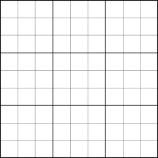 Sudoku Template Blank Sudoku Grid Template 600 600