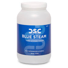 blue steam carpet detergent powder