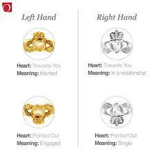 A heart, which symbolizes love; Claddagh Rings What They Are How To Wear Them Overstock Com