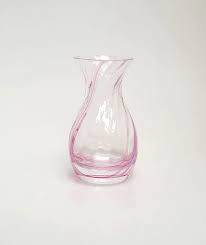 Vintage Caithness Glass Pink And Clear