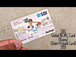 sbi global ncmc card rupay