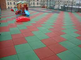 outdoor rubber flooring at rs 85 square