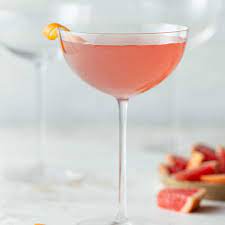 gfruit martini made with gin or
