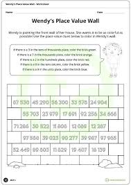 Place Value Hundreds Coloring Squared Zoom Up To Worksheets