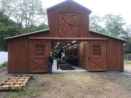 A 1300 sq ft grooms quarters featuring 3 bedrooms and 2 bathrooms, a large great room, laundry facility and mudroom. Modular Horse Barns The Barn Raiser