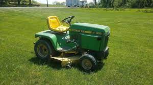 mowing with the 1986 john deere 318