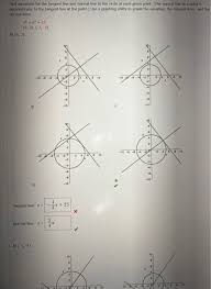 Tangent Line And Normal Line