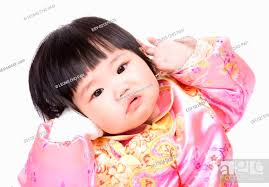 baby with traditional chinese